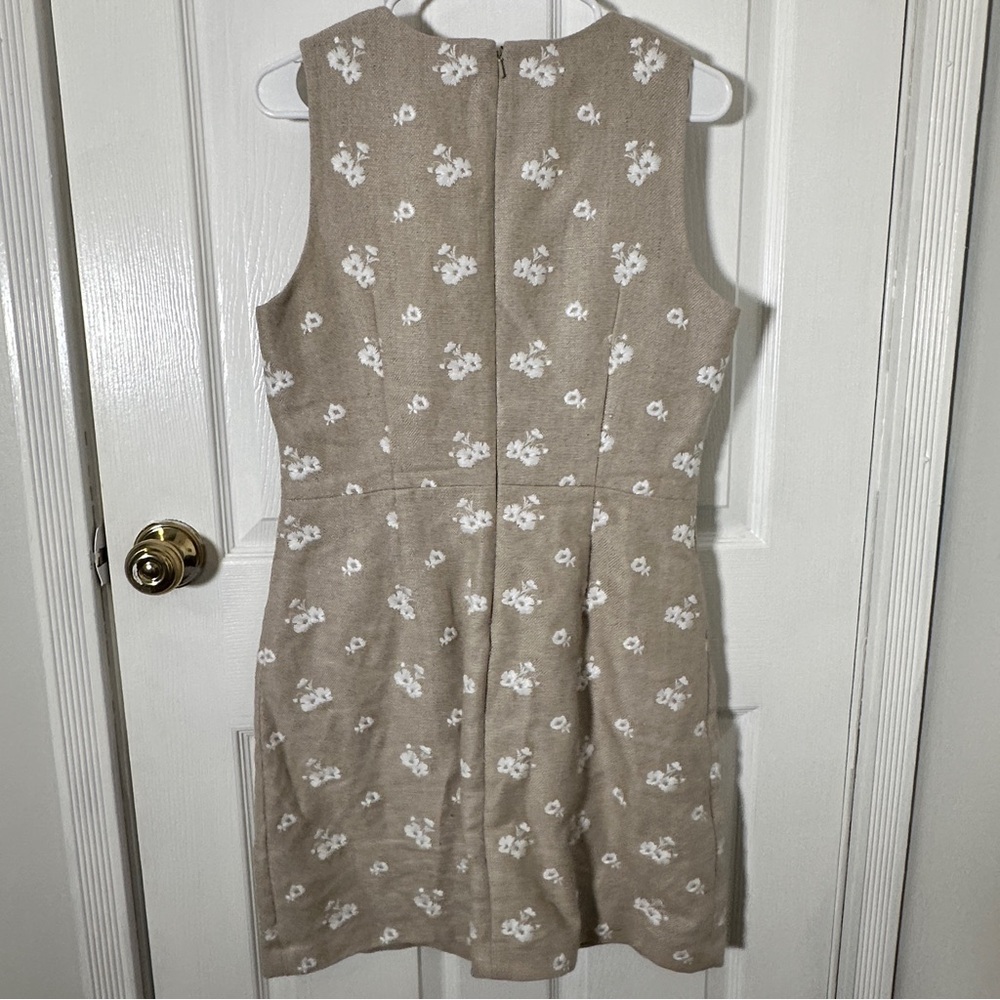Michael Kors Floral Print Linen Dress - Picture 3 of 13